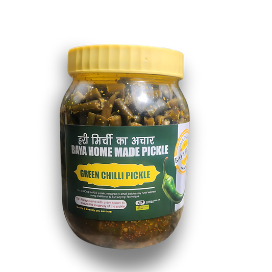 Hari Mirchi ka Achar | Green Chilli Pickle